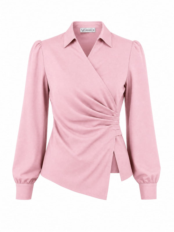 Wrap blouse