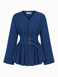 Double Belt Blouse