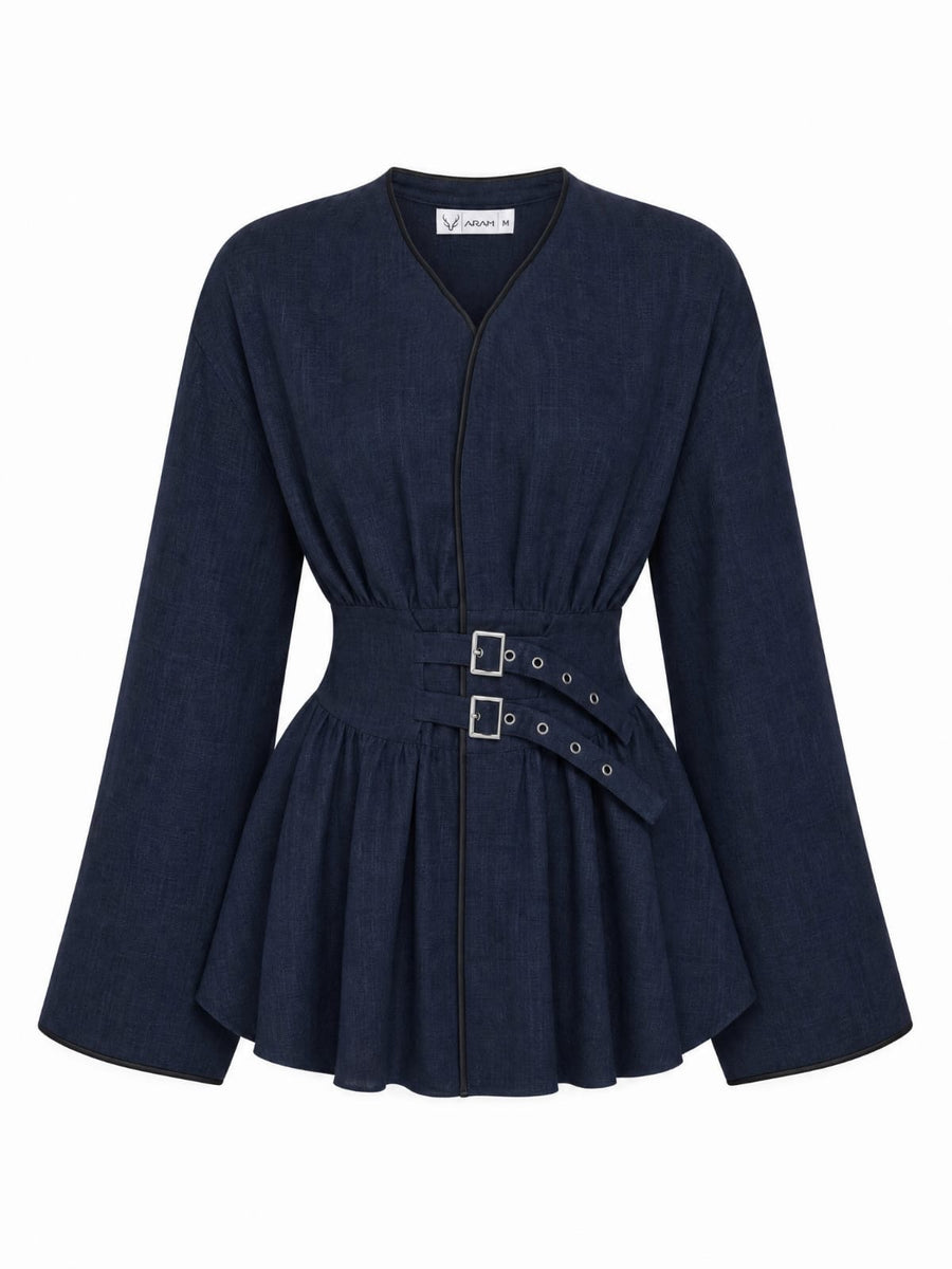 Double Belt Blouse
