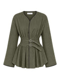 Double Belt Blouse