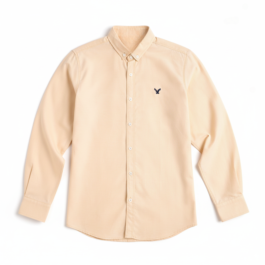 Plain oxford shirt