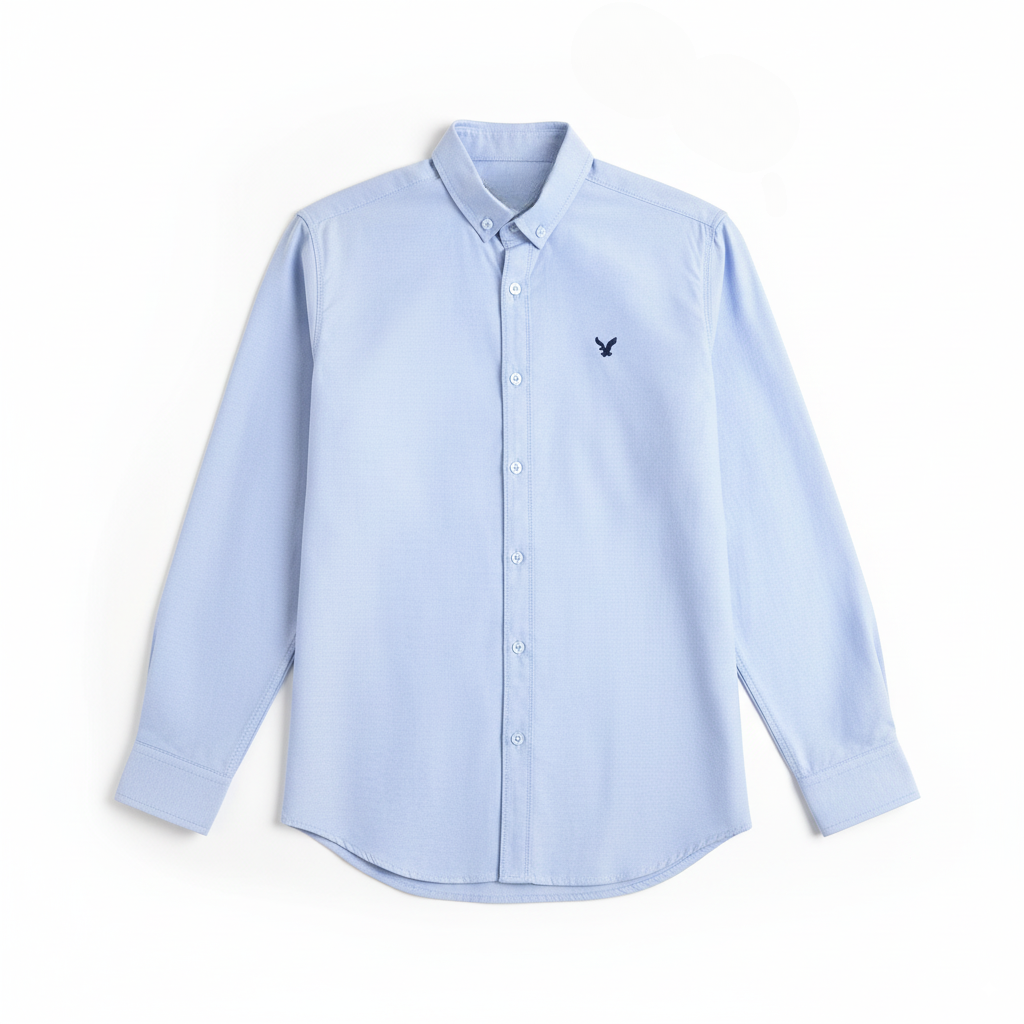 Plain oxford shirt