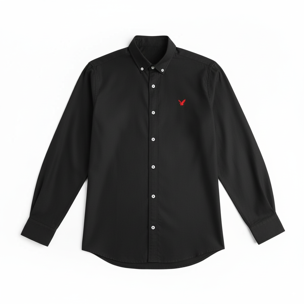 Plain oxford shirt