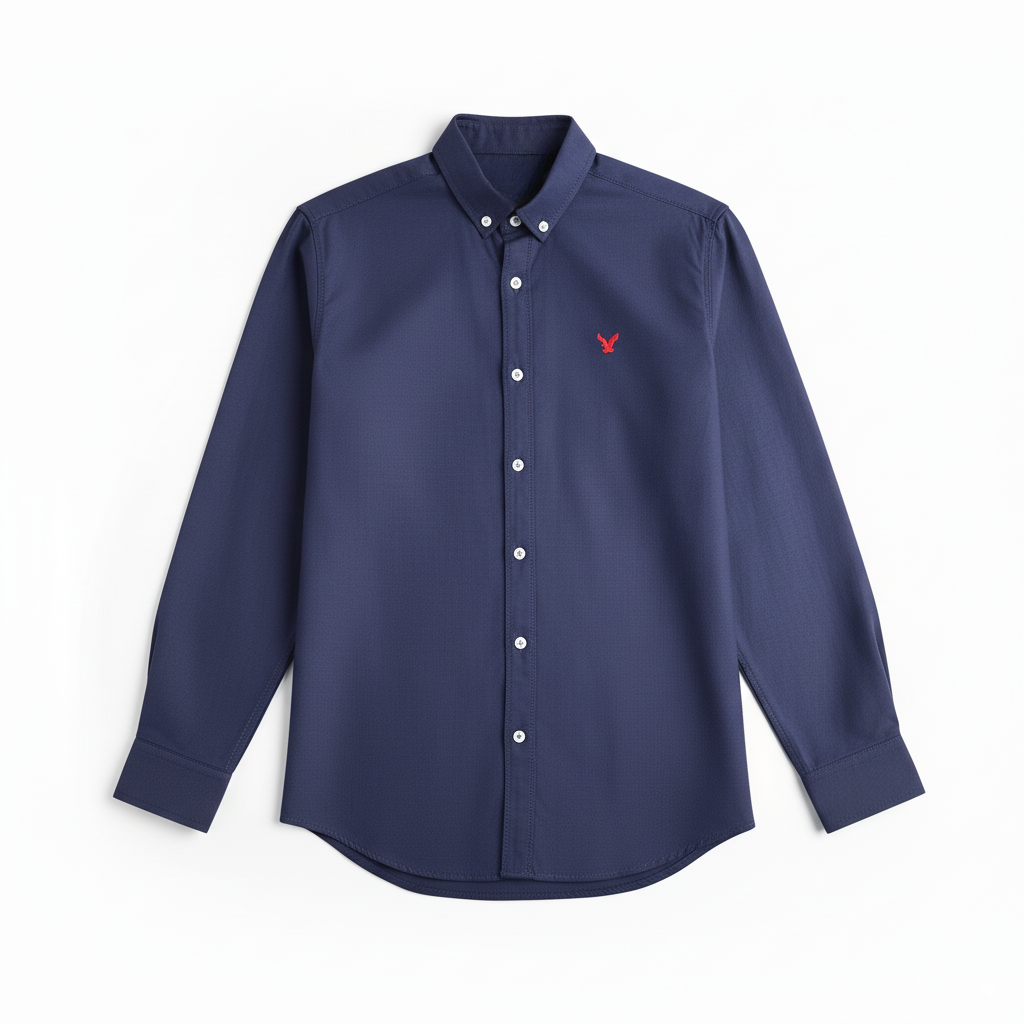 Plain oxford shirt