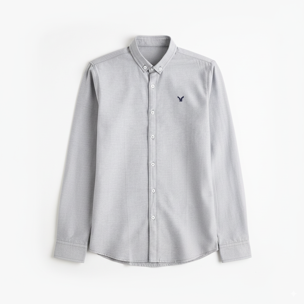 Plain oxford shirt
