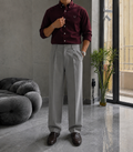 Relaxed fit classic pants