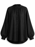 Linen Oversized Blouse