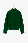 Turkish Zipper Sweater - Dark Green