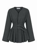 Double Belt Blouse