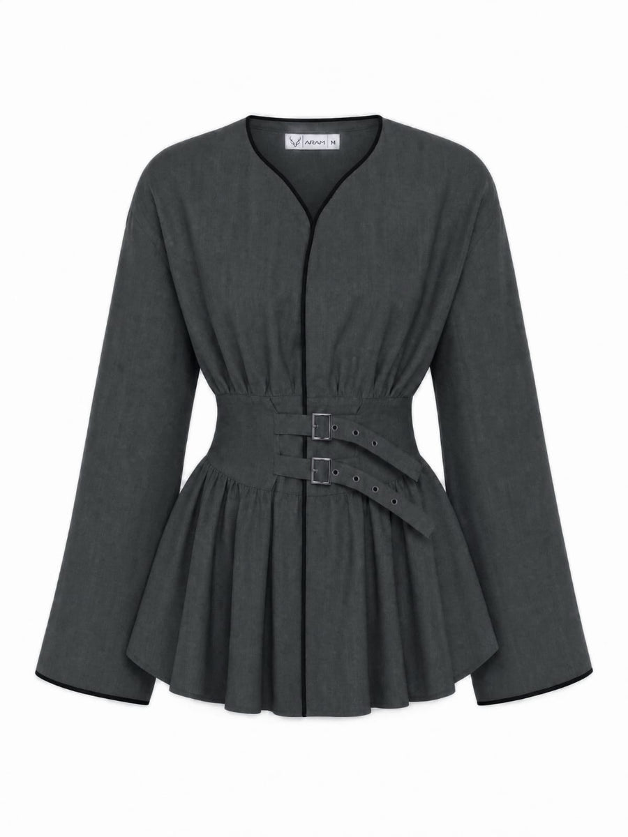 Double Belt Blouse