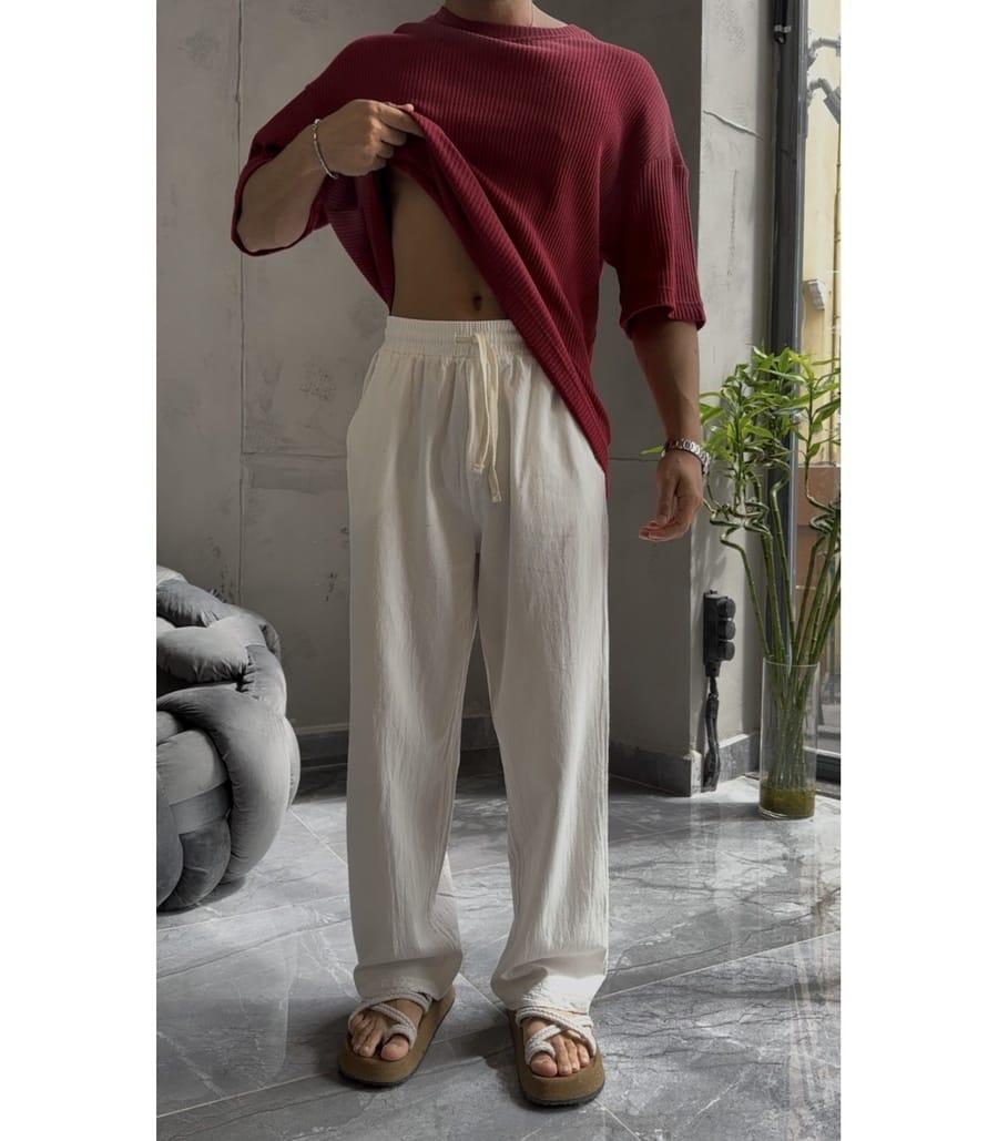 Wide Leg Linen Pants