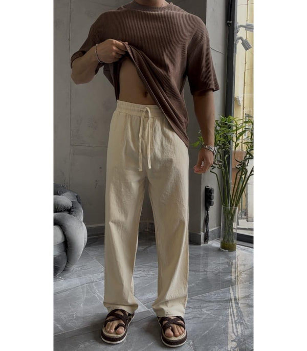 Wide Leg Linen Pants
