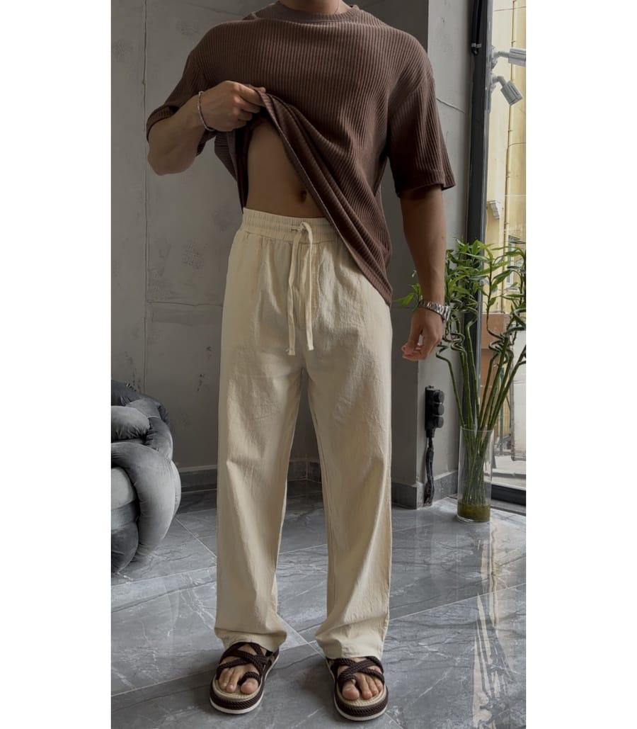 Wide Leg Linen Pants