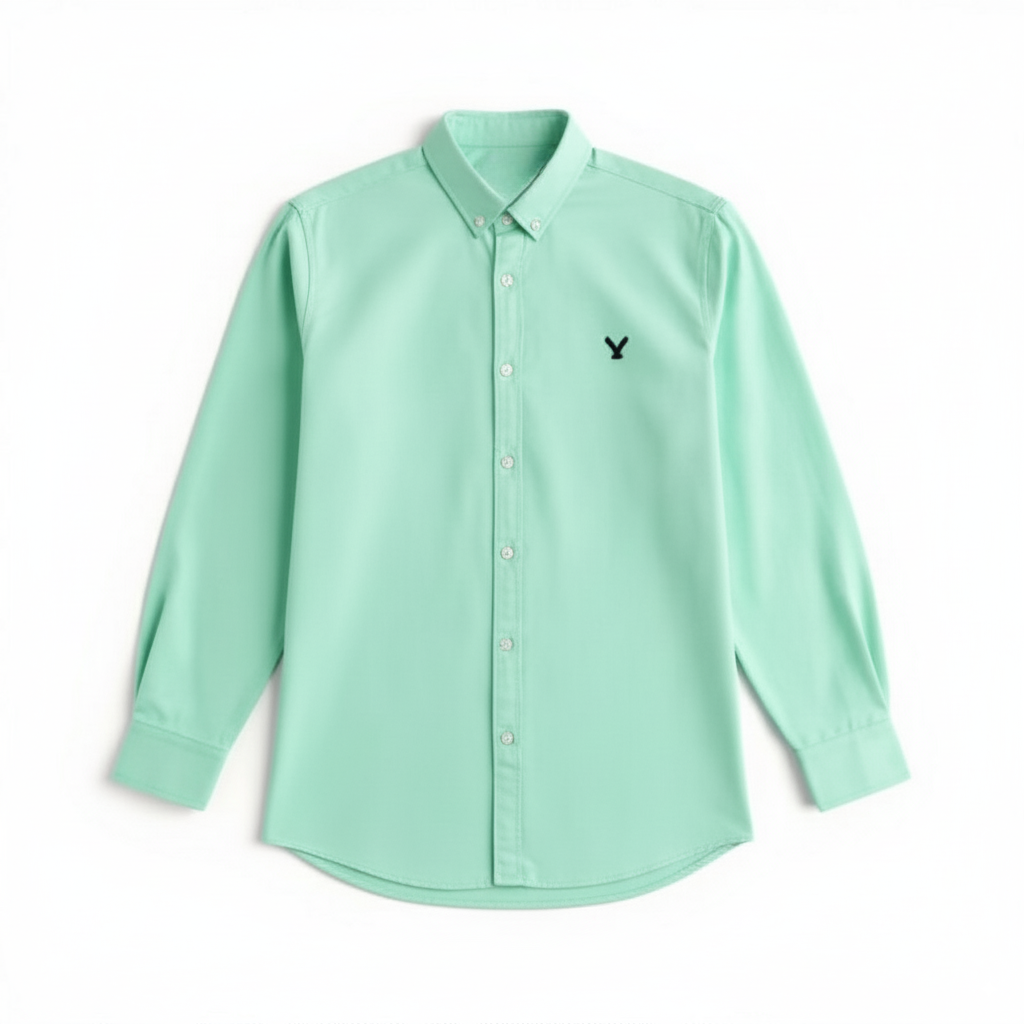 Plain oxford shirt