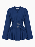 Double Belt Blouse