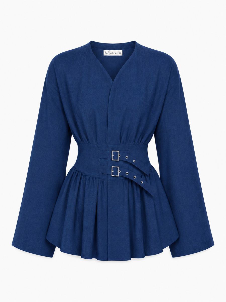 Double Belt Blouse