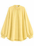 Linen Oversized Blouse
