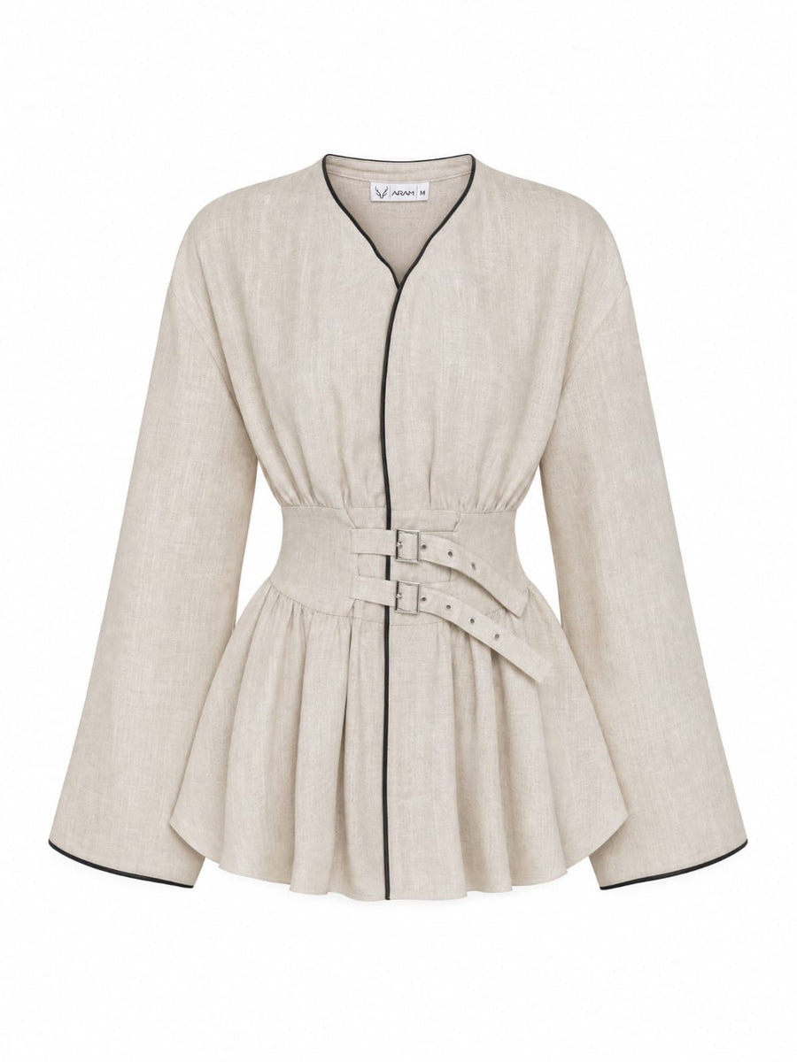 Double Belt Blouse