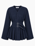 Double Belt Blouse
