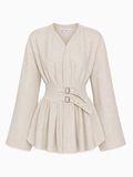 Double Belt Blouse