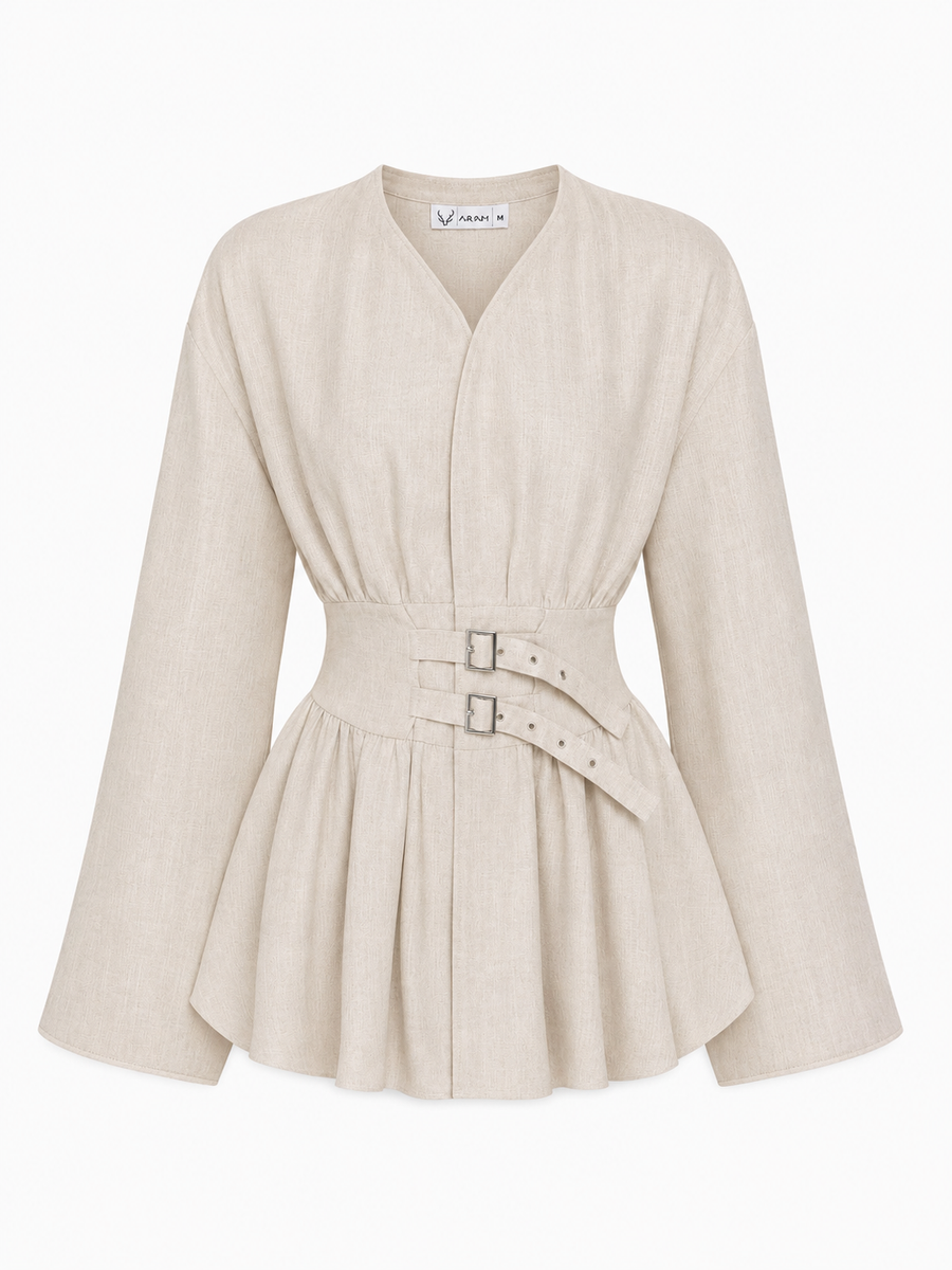 Double Belt Blouse