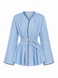 Double Belt Blouse