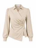 Wrap blouse