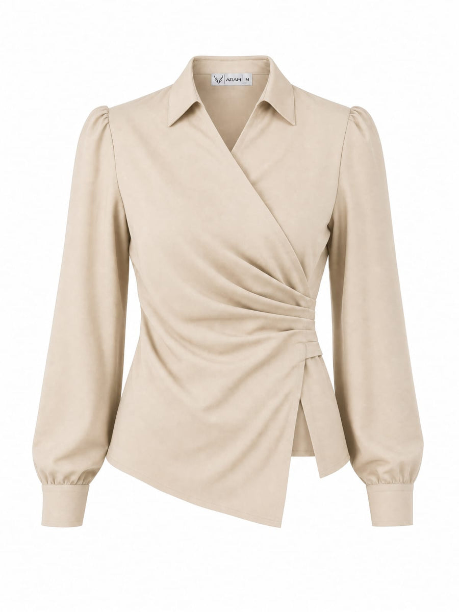 Wrap blouse