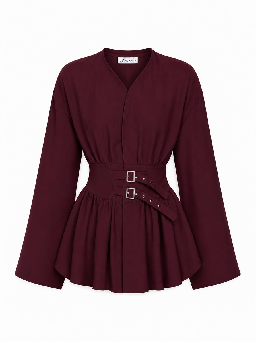 Double Belt Blouse