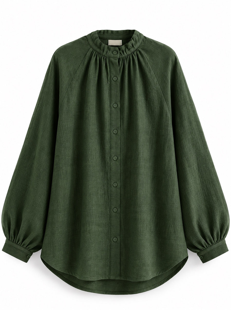 Linen Oversized Blouse