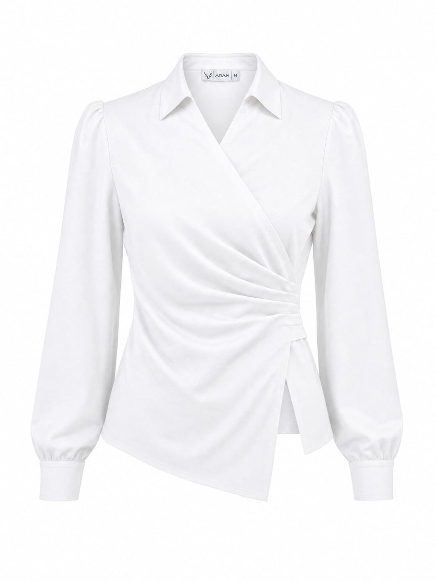 Wrap blouse