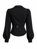 Wrap blouse