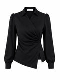 Wrap blouse