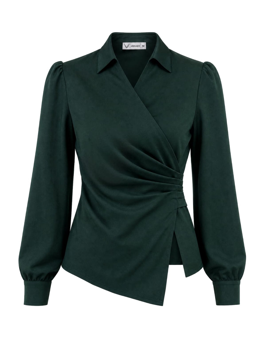 Wrap blouse