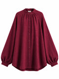 Linen Oversized Blouse