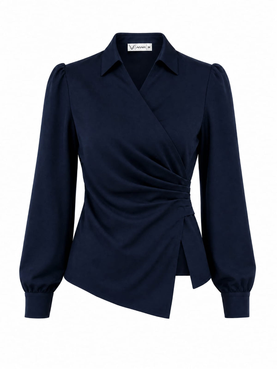 Wrap blouse