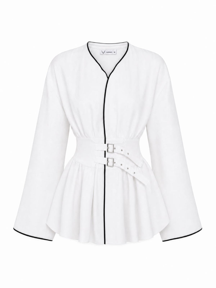 Double Belt Blouse