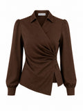 Wrap blouse