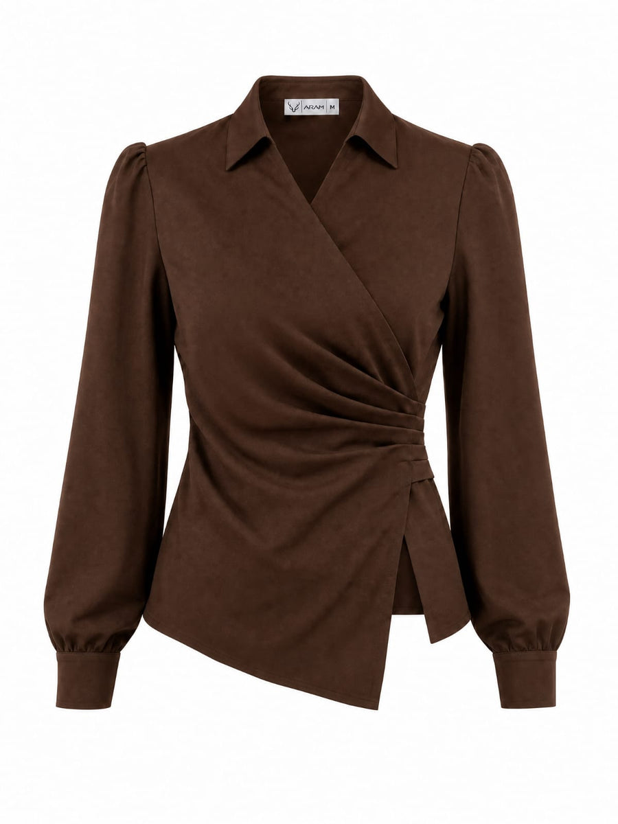 Wrap blouse