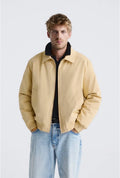 Waterproof Bomber Jacket - Beige