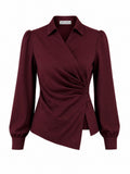 Wrap blouse