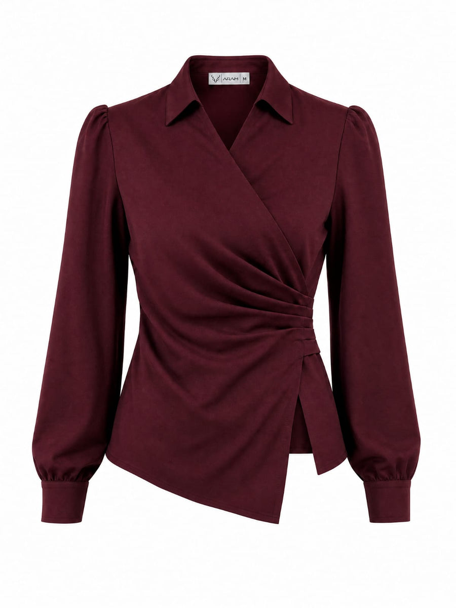 Wrap blouse