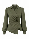 Wrap blouse