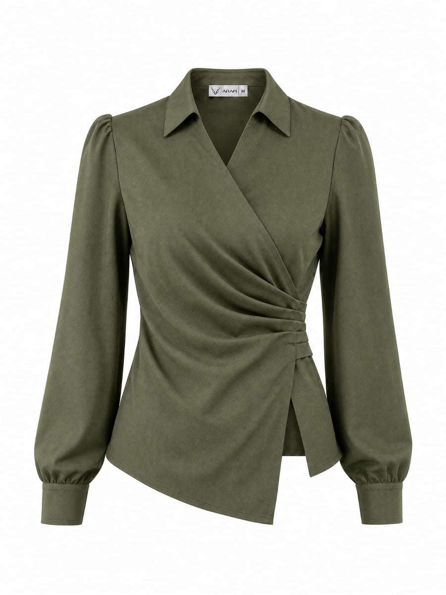 Wrap blouse