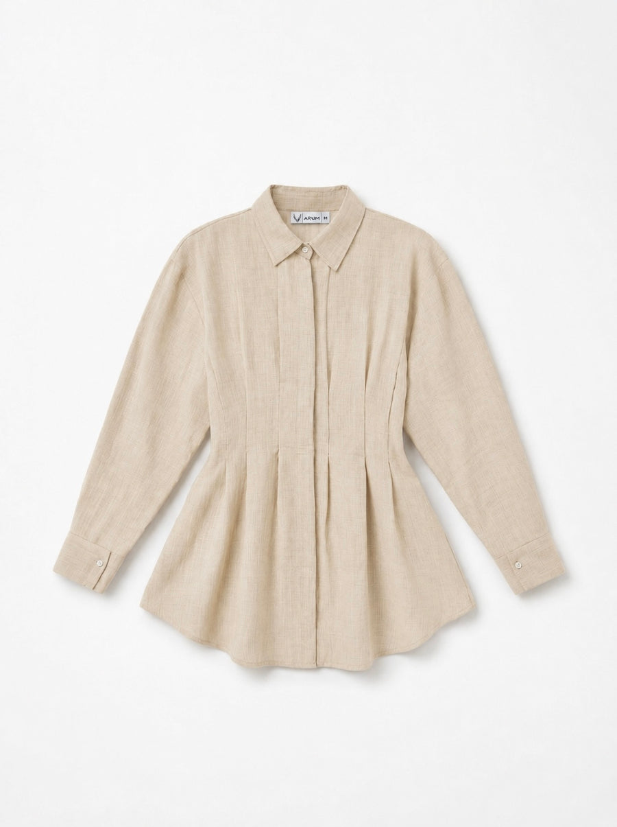 Waist flow blouse
