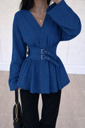 Double Belt Blouse