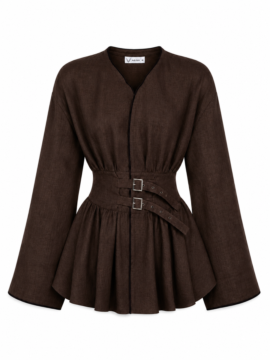 Double Belt Blouse