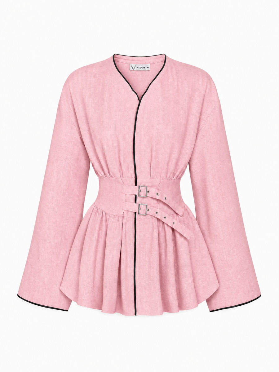 Double Belt Blouse