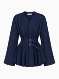 Double Belt Blouse