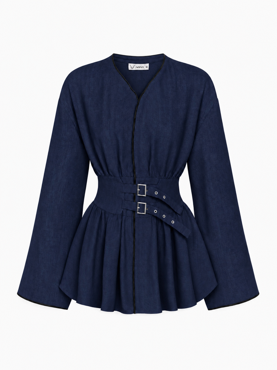 Double Belt Blouse
